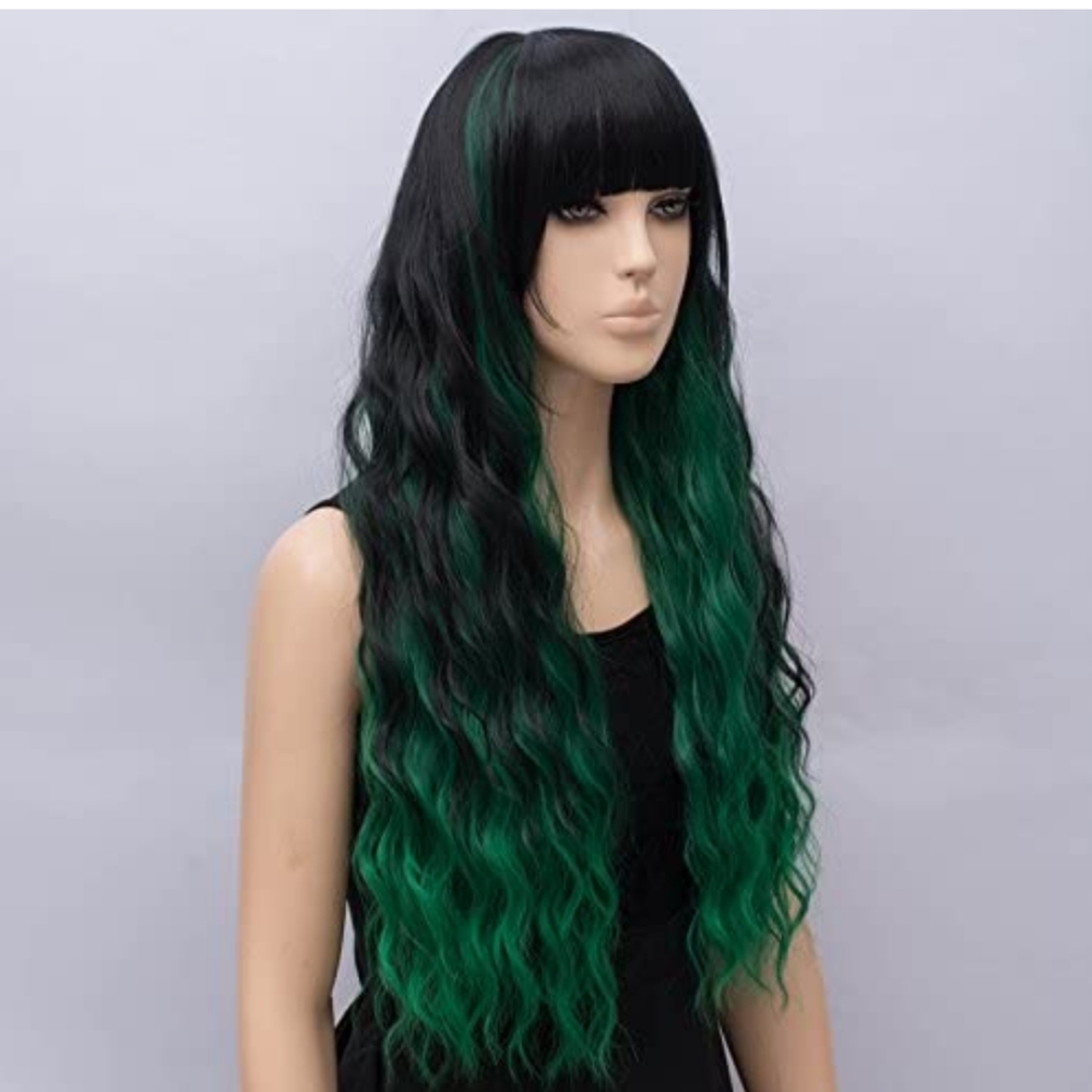 Mixed Black Wig